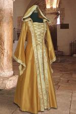 Ladies Medieval Renaissance Costume And Headdress Size 16 - 18